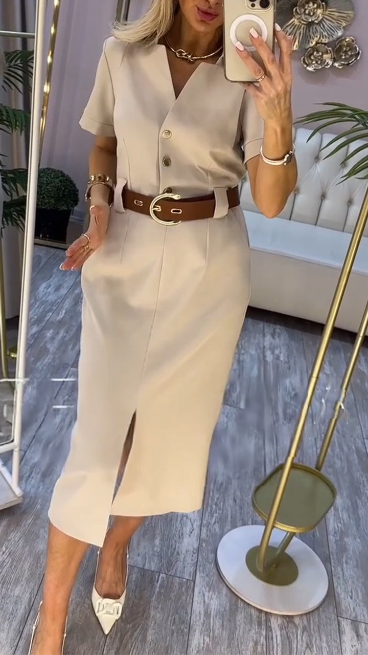 Merlyn™ | Elegant Dress with Slit