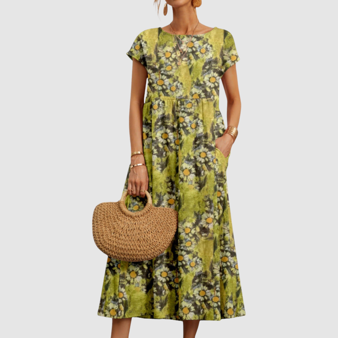 Deborah - Elegant Floral Dress