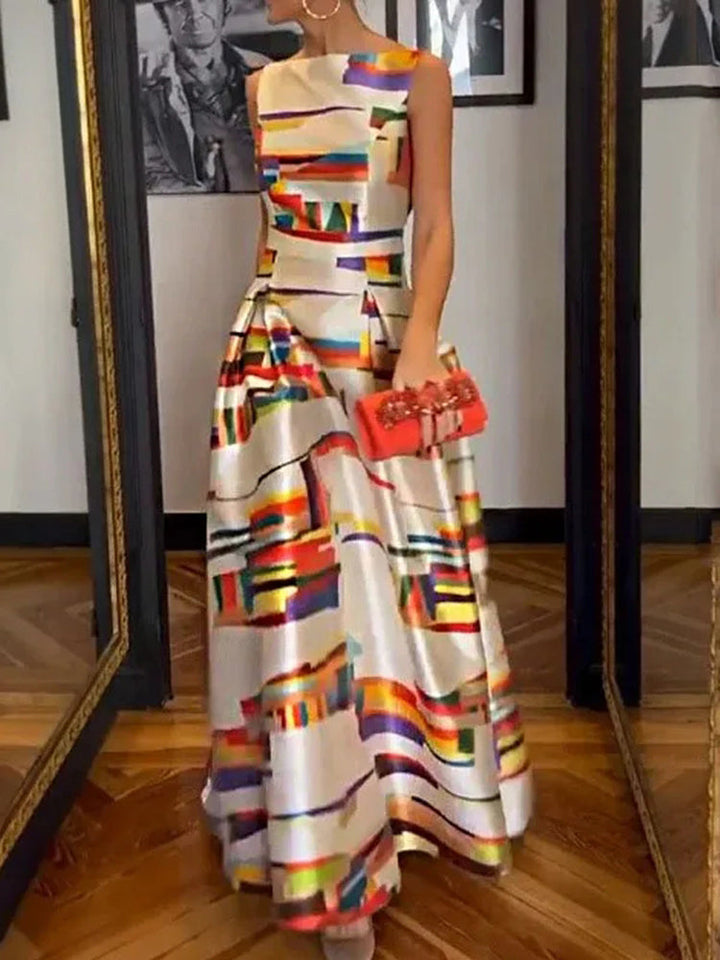 Avelisse™ | Geometric Maxi Dress