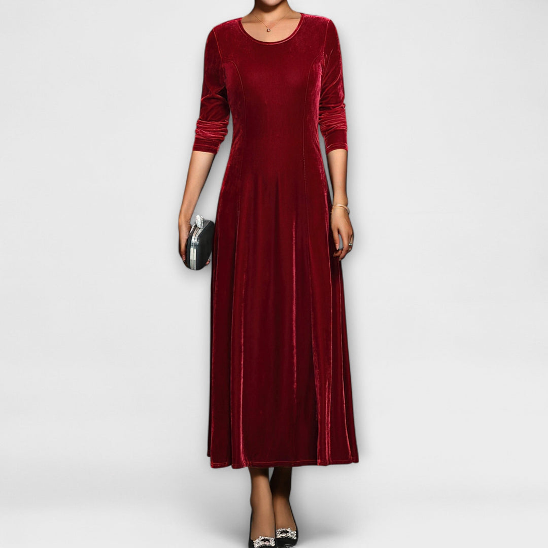 April - Soft Velvet Dress