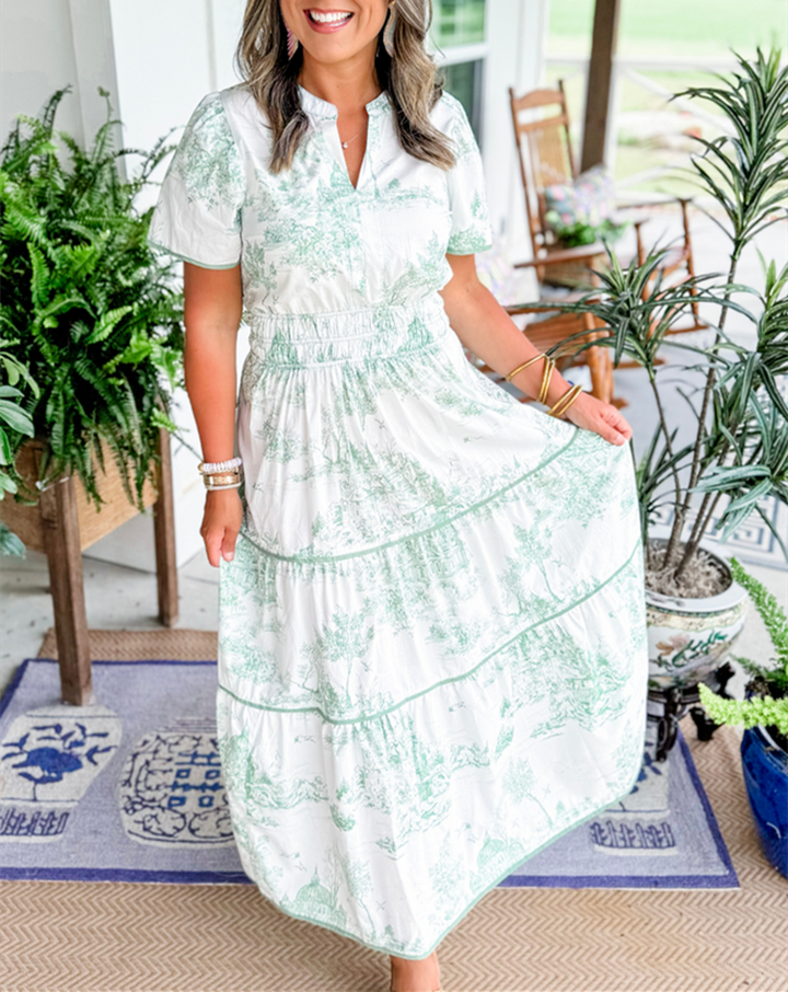 Novira™ | Timeless Toile Maxi