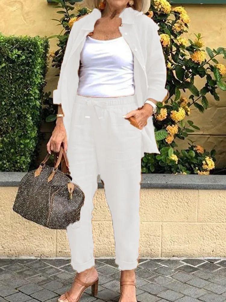 Henna - Long-Sleeved Shirt and Pants Set