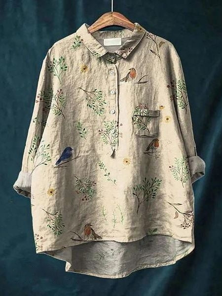 Donna™ | Tummy covering floral shirt