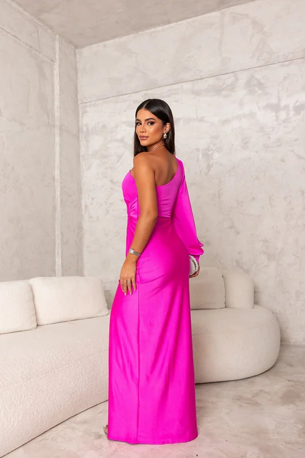 Zarra – Elegant One-Shoulder Maxi Dress