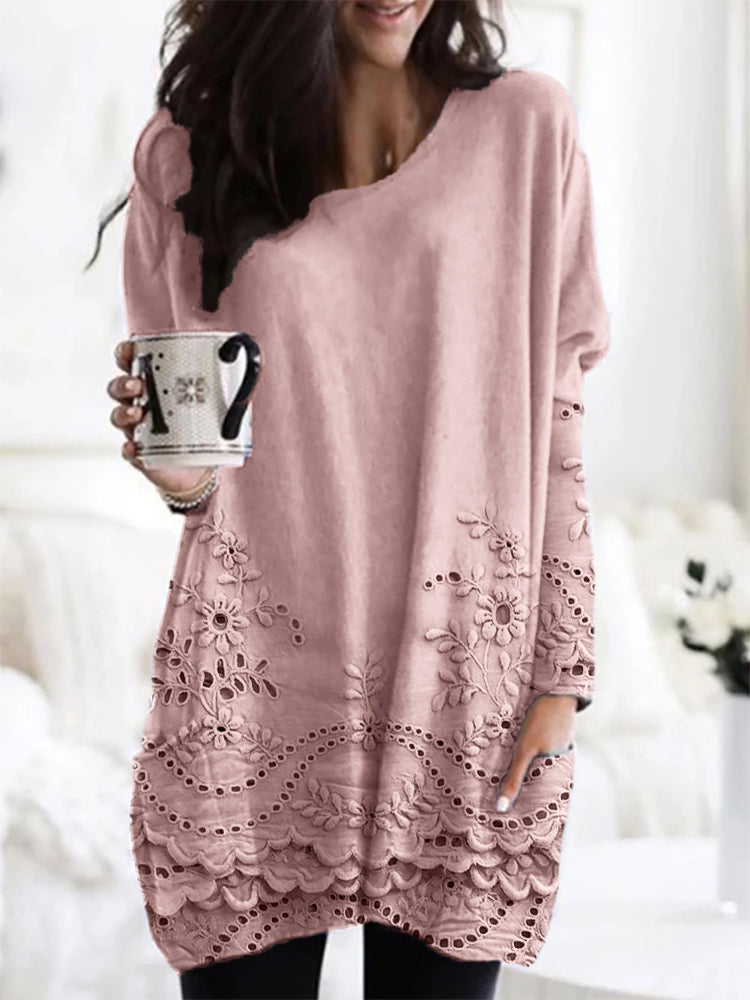 Ruelle - Trendy Cozy Printed Sweater