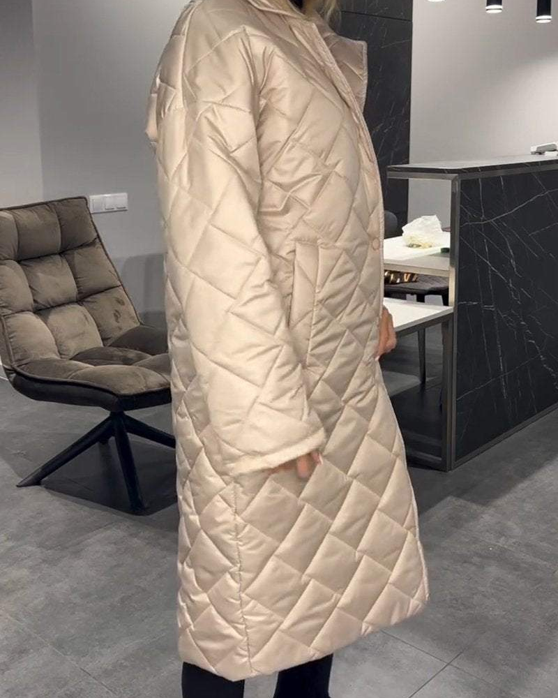 Zanira™ | Mid-Length Lapel Coat