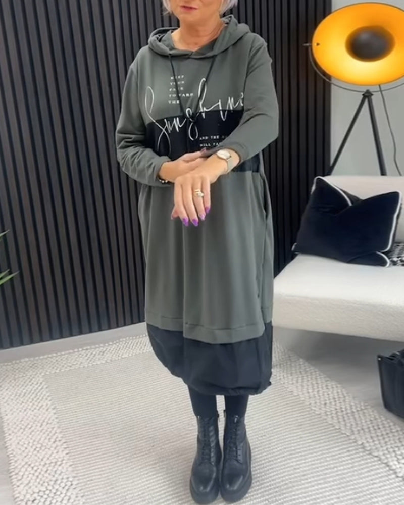 SEMBA - Casual Hooded Dress