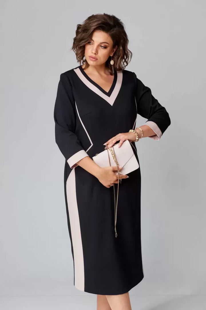 Alexa™ | Elegant V-neck dress