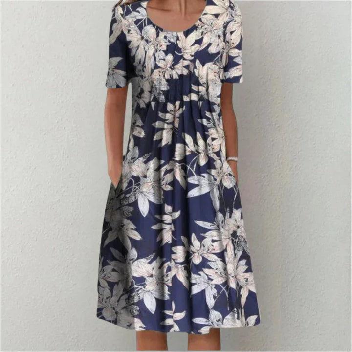 Sofia | Stylish and Casual Floral Dress with Pockets