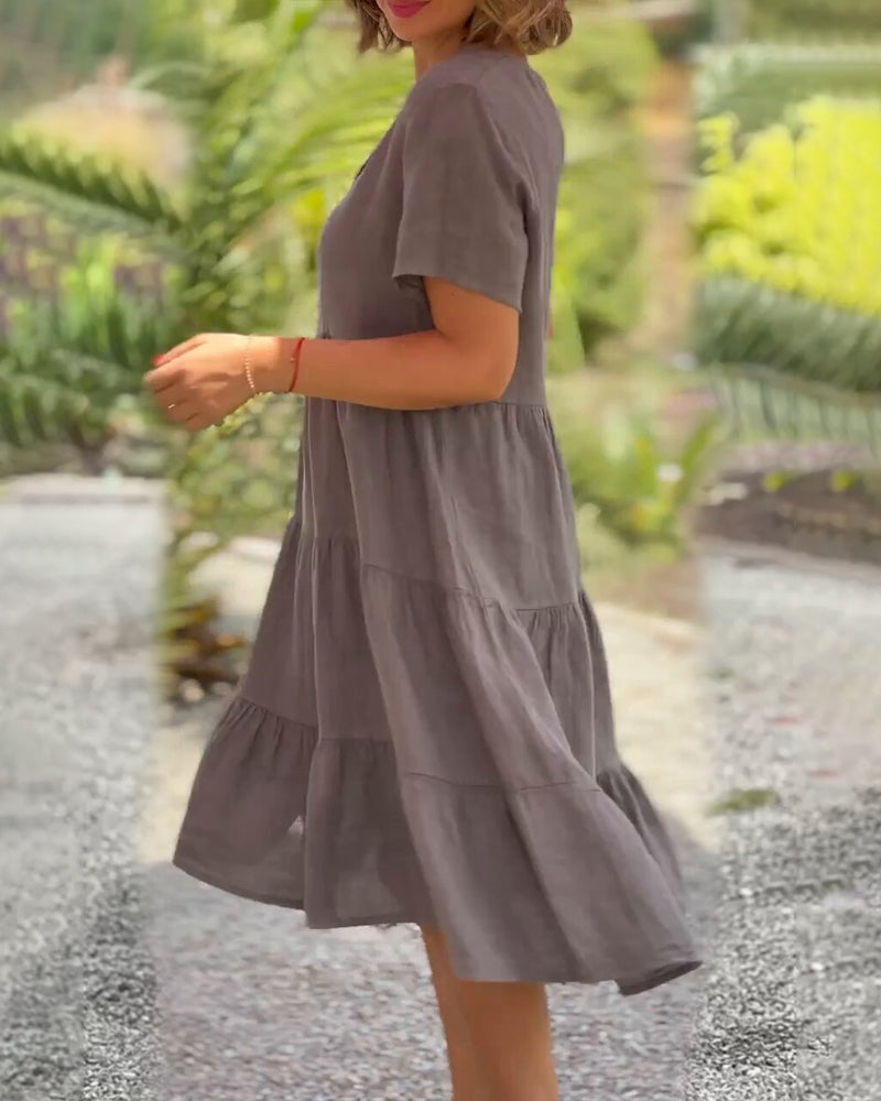 Orvella™ | Timeless V-Neck Dress