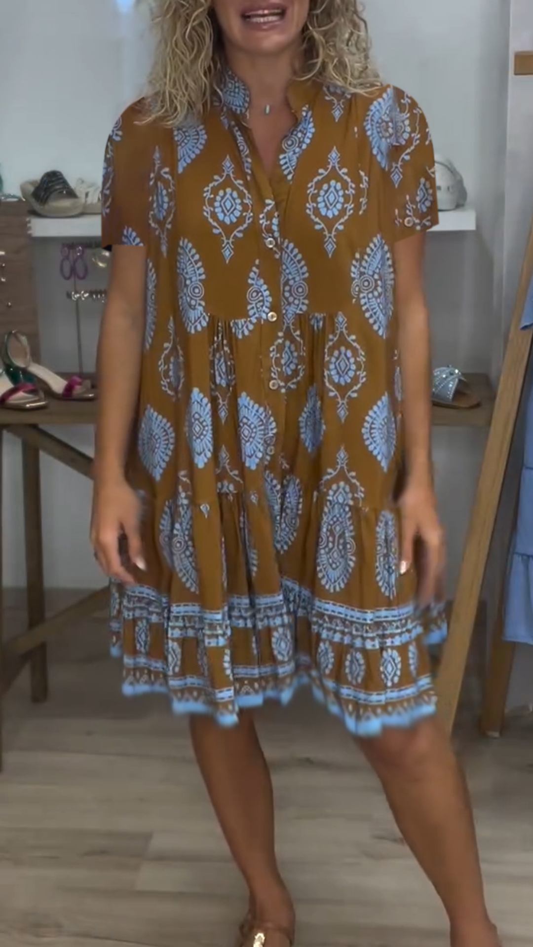 Imani™ | Relaxed V-Neck Dress