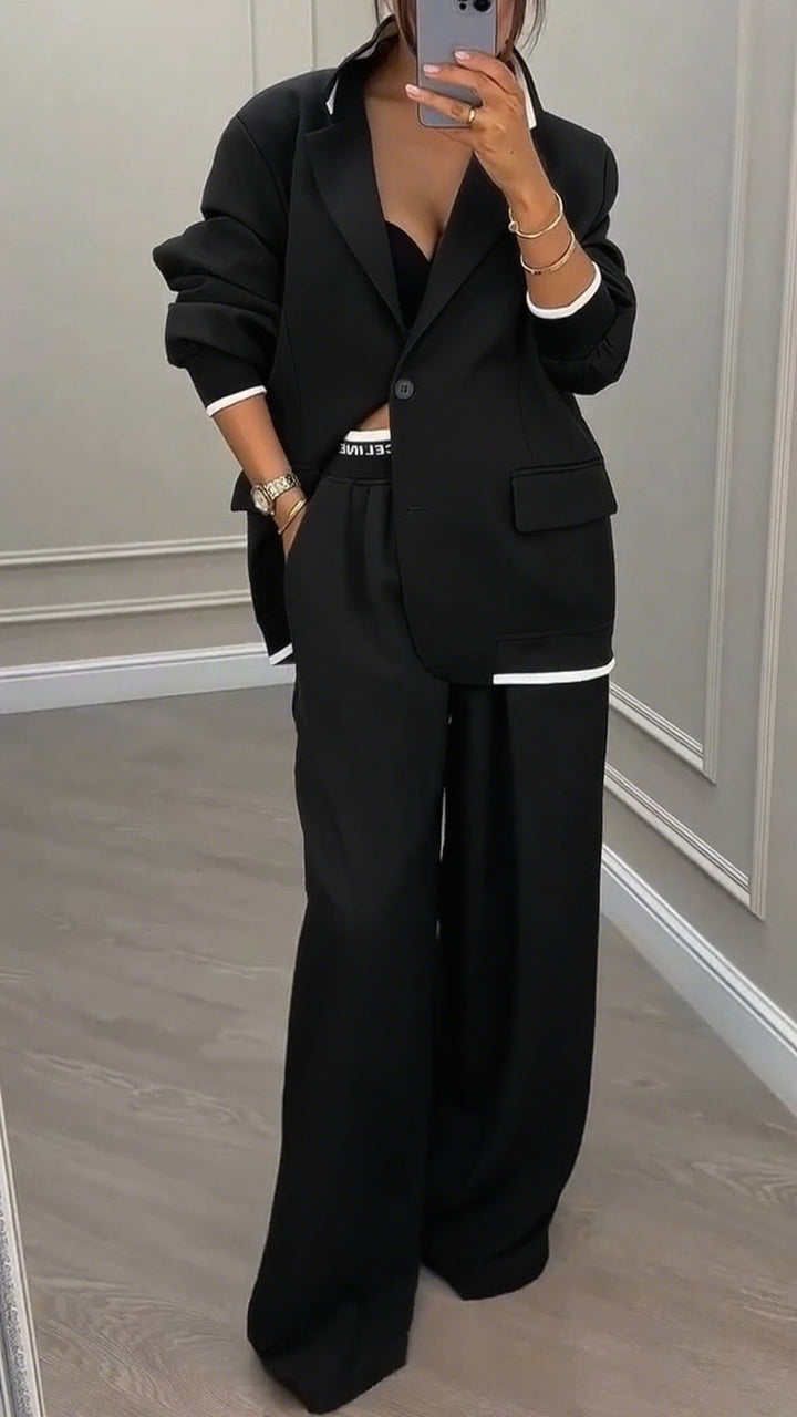 Orvaya™ | Collar Jacket & Pants Suit