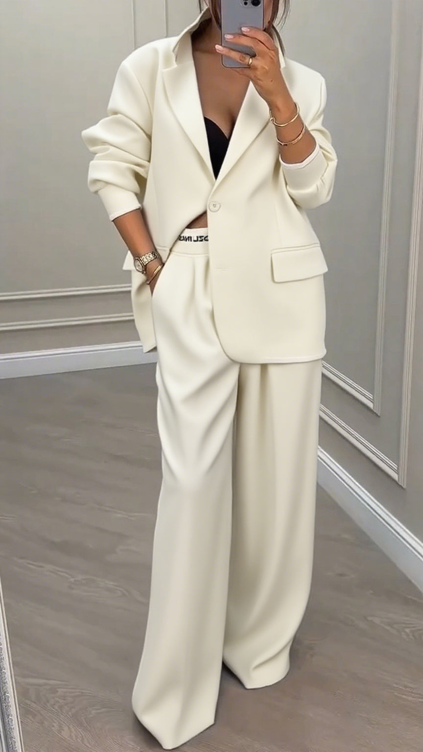 Orvaya™ | Collar Jacket & Pants Suit