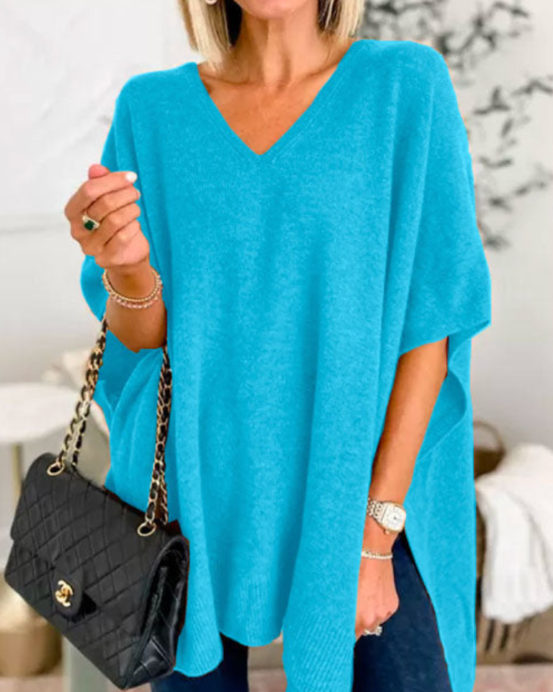 Corlina™ | Timeless Knit Poncho