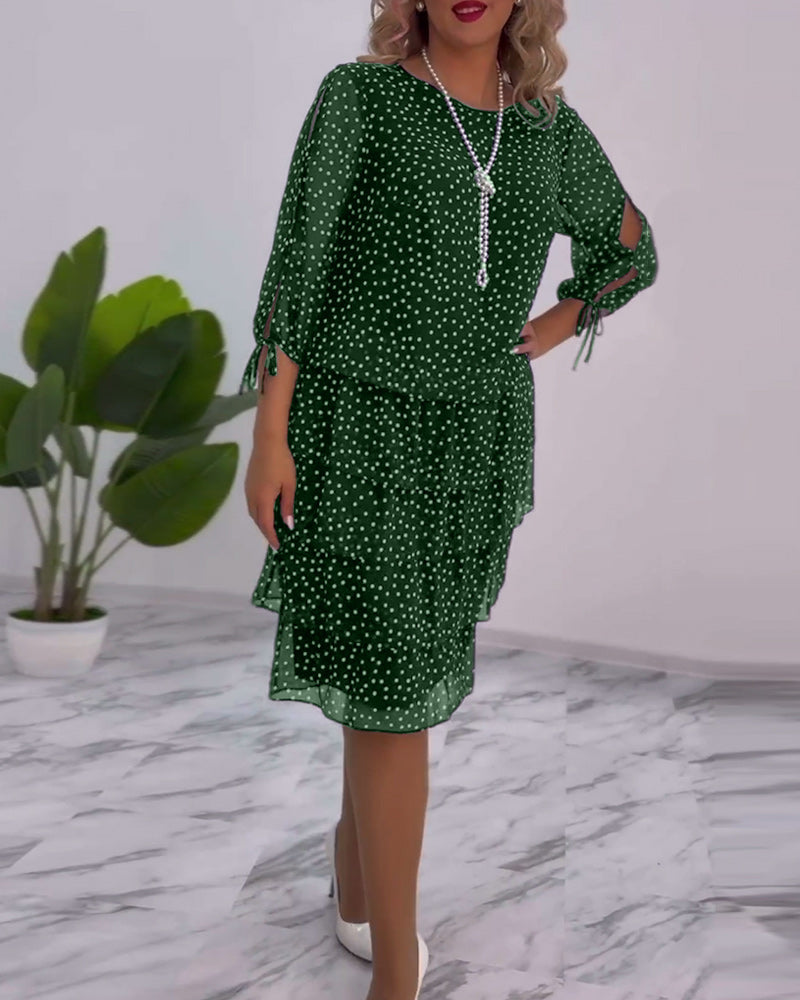 VIONA™ | Soft Classic Midi Dress