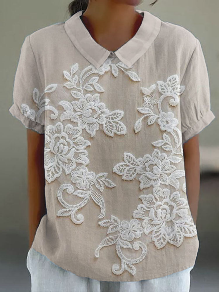 Amaris - Vintage Graphic Printed Shirt