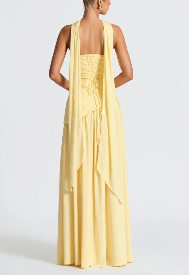 Serenya™ | Chic Strapless Slit Gown