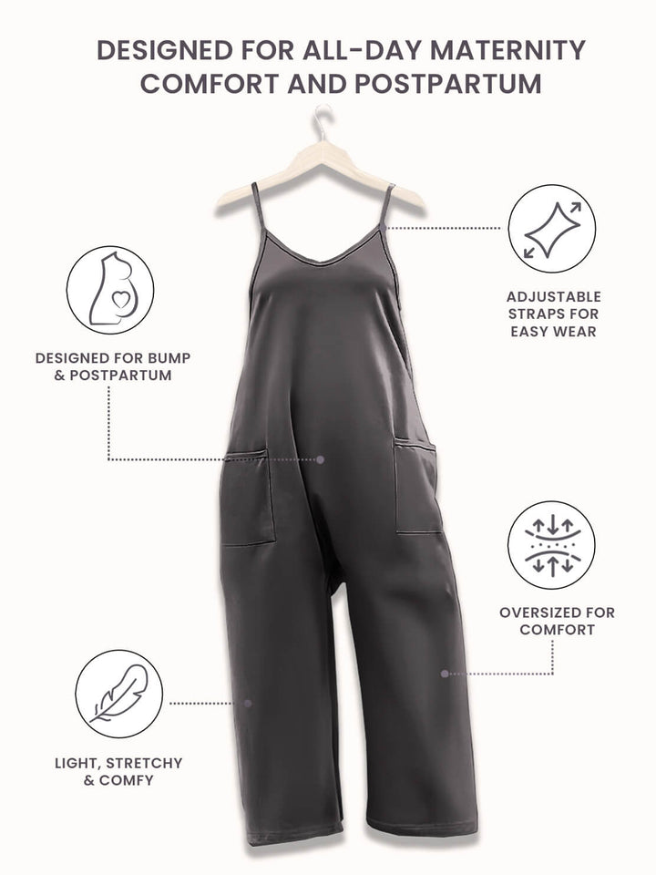 Nerissa - Oversized Maternity and Postpartum Jumpsuit