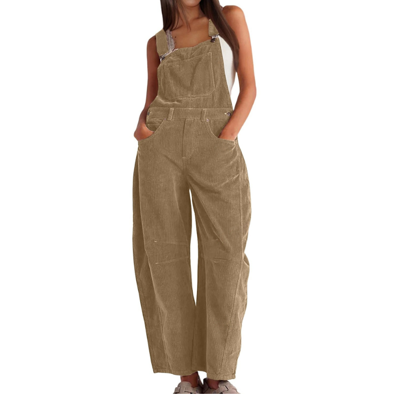 Rosalyn | Effortless Wide Leg Overalls Jumpsuit