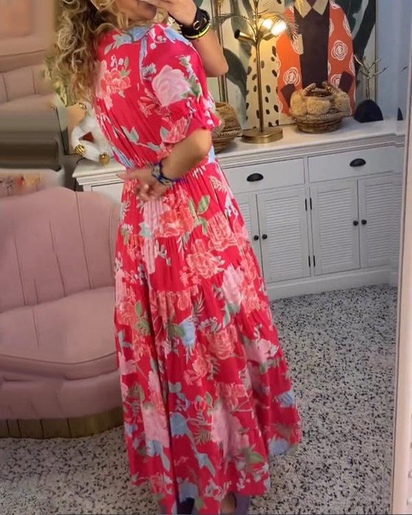 Rosae™ | Romantic Floral Maxi Dress