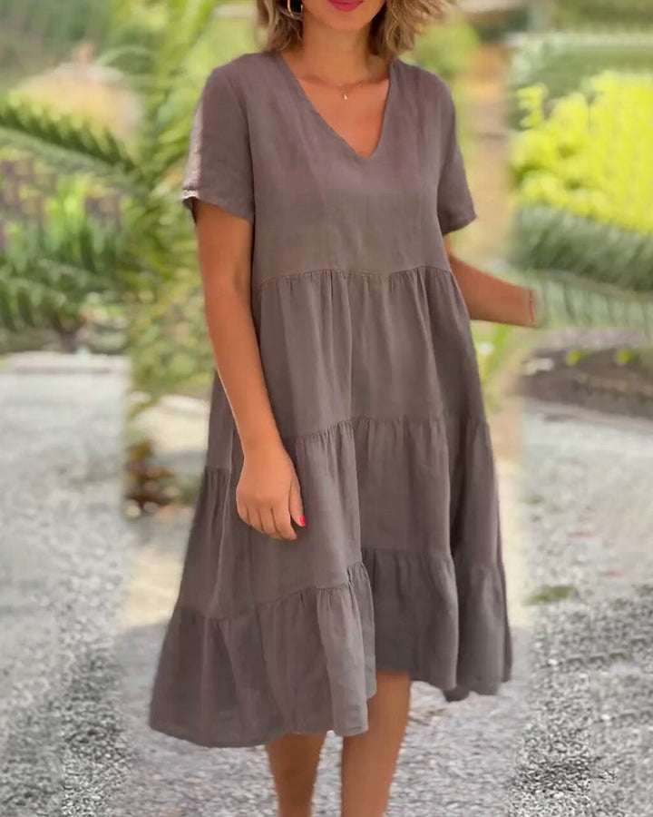 Orvella™ | Timeless V-Neck Dress