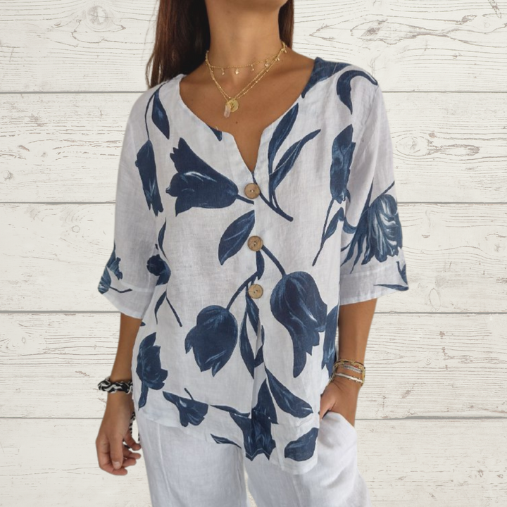 Dahlia's - Blossom Print Blouse