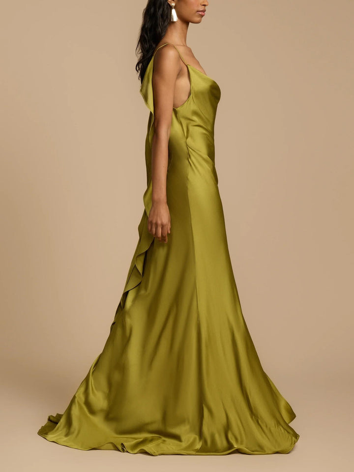 Isolde™ | Satin Luxe Maxi Dress