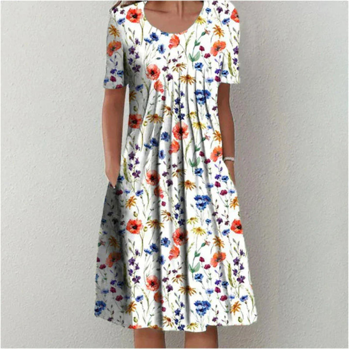 Sofia | Stylish and Casual Floral Dress with Pockets