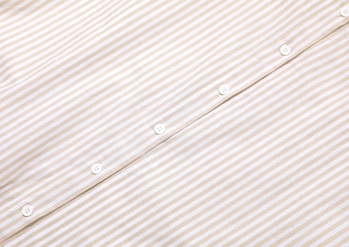 Stripe™ | Long Sleeve Shirt Dress