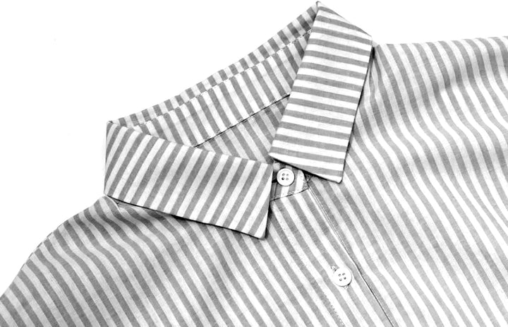 Stripe™ | Long Sleeve Shirt Dress