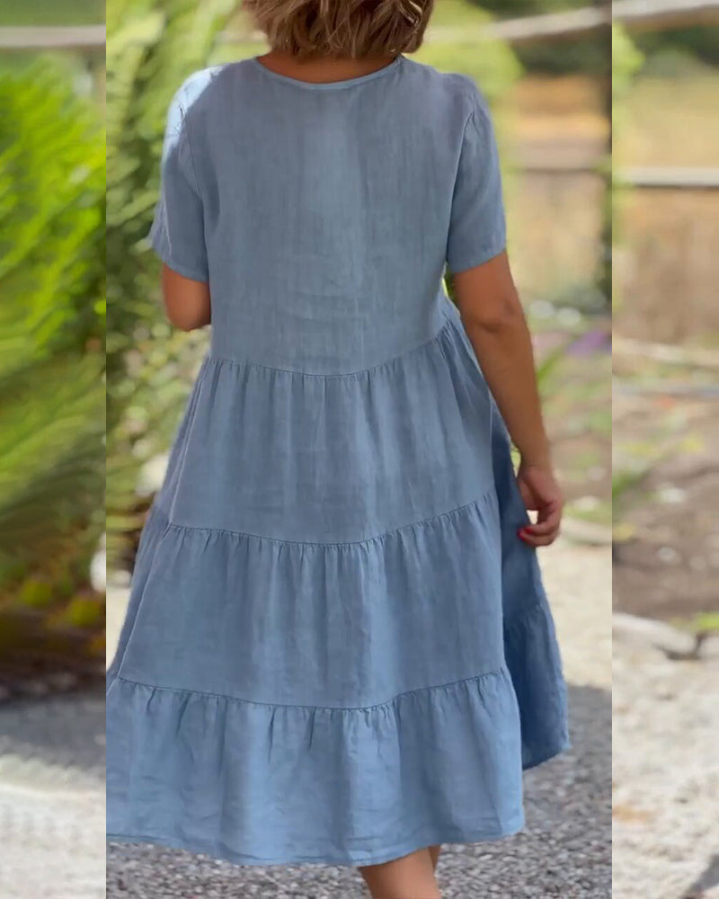 Orvella™ | Timeless V-Neck Dress