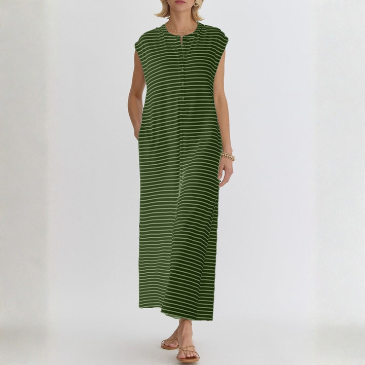 MARLENE™ | Striped Wide-Leg Jumpsuit