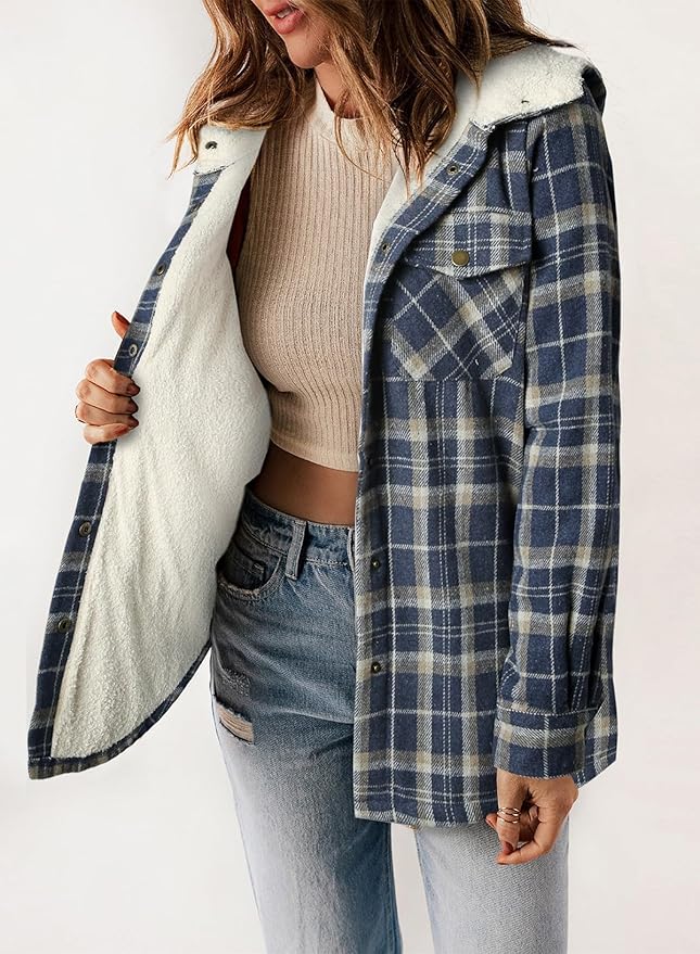 Elvessa Plaid Flanel Jacket