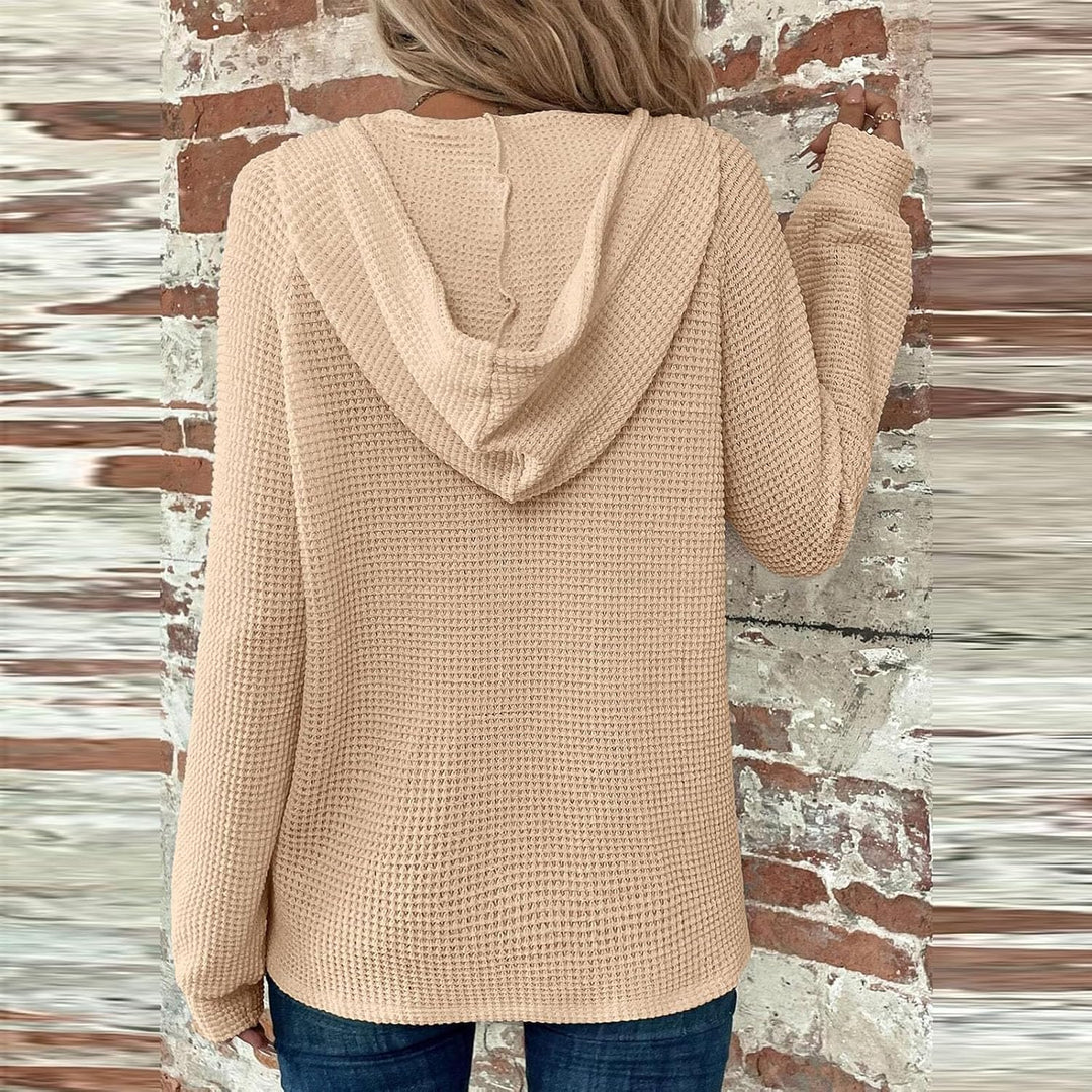 Zyrae™ | Oversized V-Neck Sweat