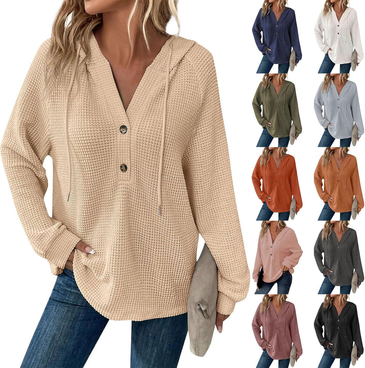 Zyrae™ | Oversized V-Neck Sweat
