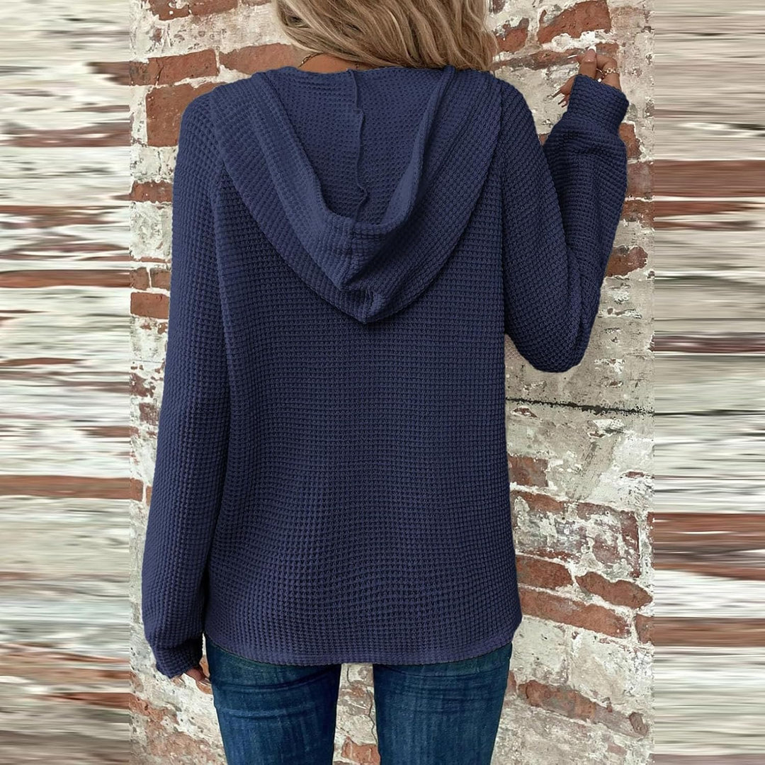 Zyrae™ | Oversized V-Neck Sweat