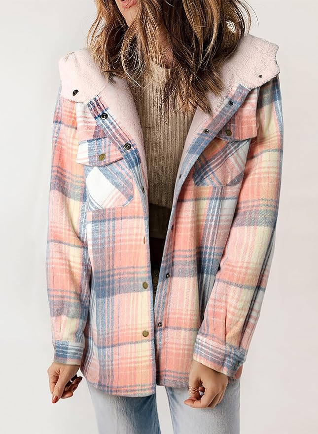 Elvessa Plaid Flanel Jacket