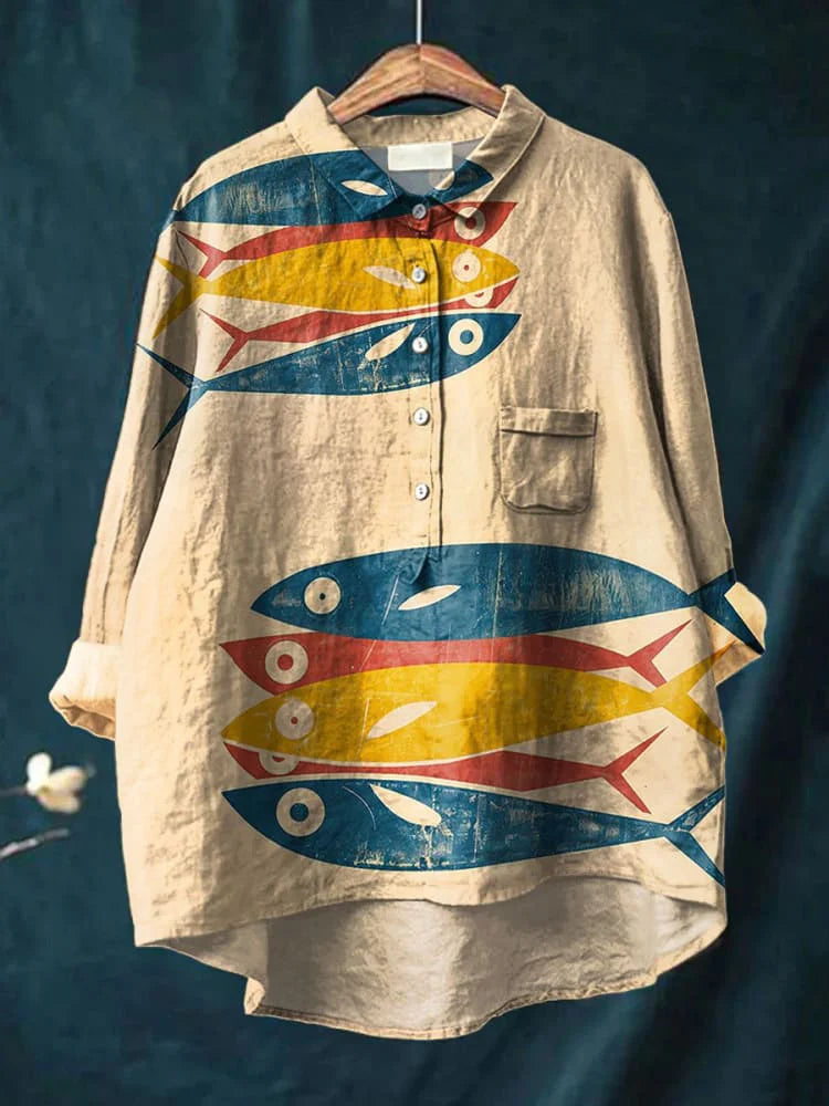 Darcy™ - Fish Art Shirt