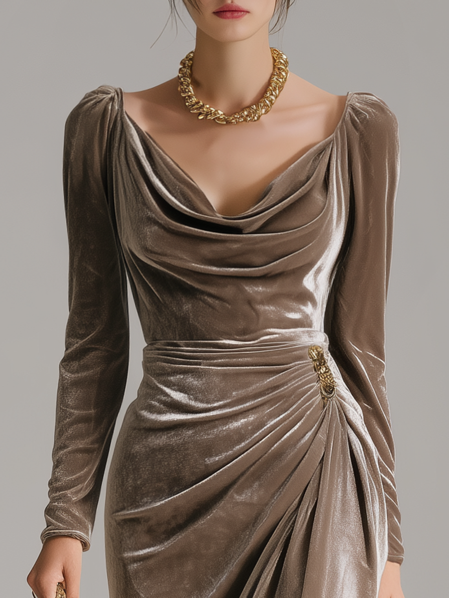 Sylvana | Elegant Midi Dress