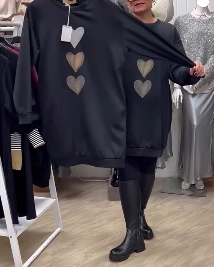 SIANORE - STYLISH HEART SWEATER