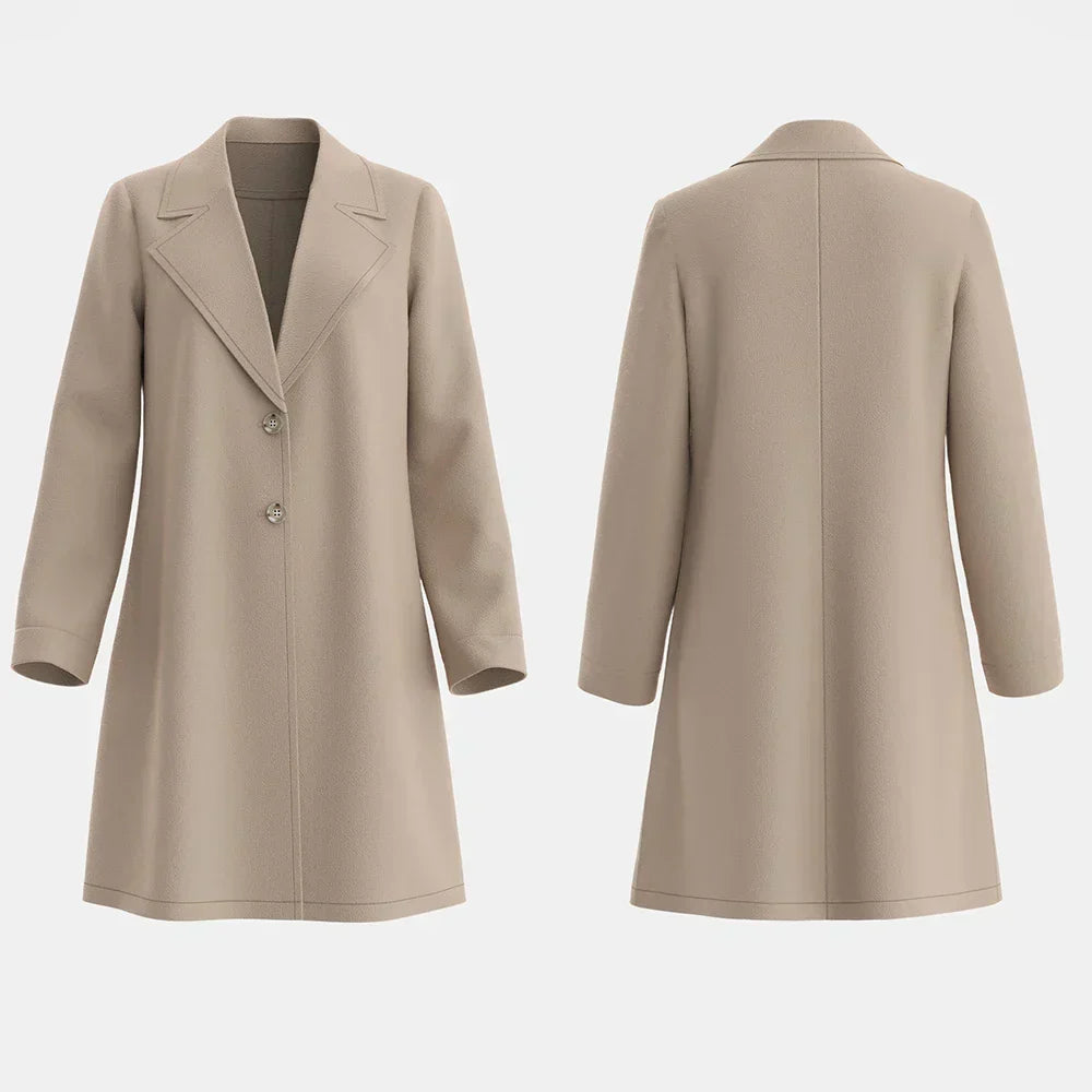 Malayah™ | French Lapel Overcoat