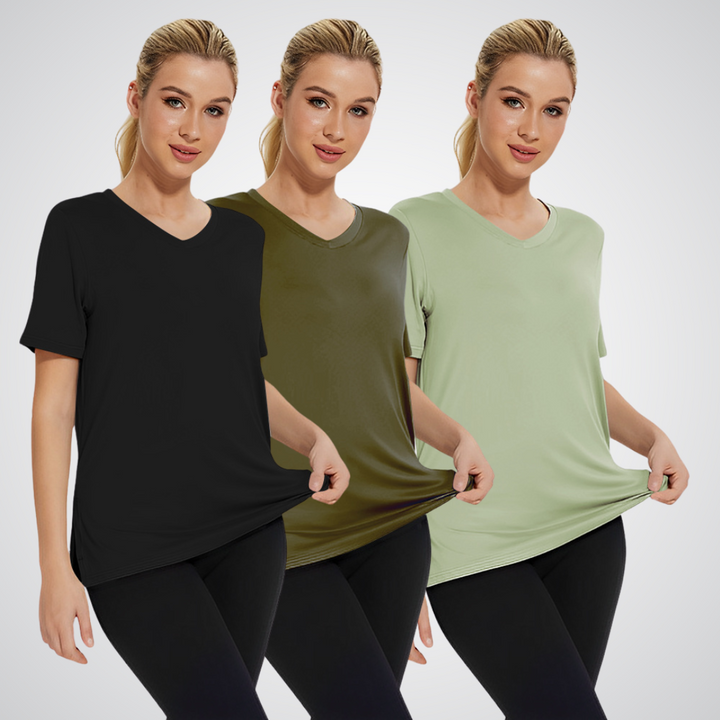 VIONARA™ | Relaxed Everyday Tee – 3 Pack