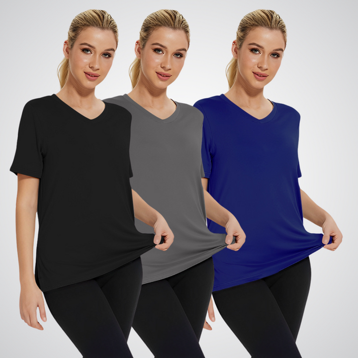 VIONARA™ | Relaxed Everyday Tee – 3 Pack