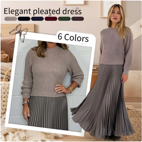 Talina™ | Refined Pleated Dress Set