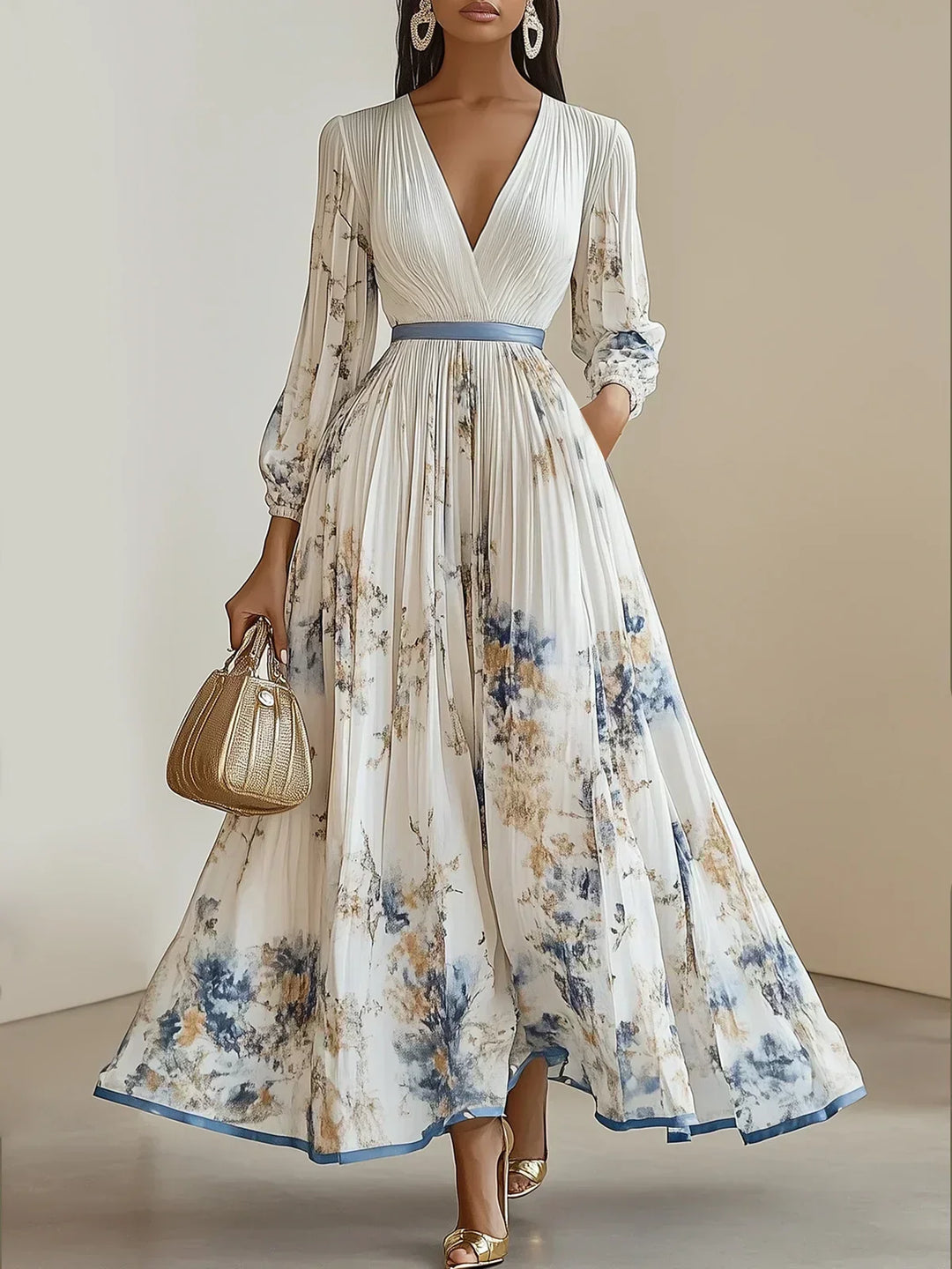Halston™ | Modern Elegant Maxi Dress