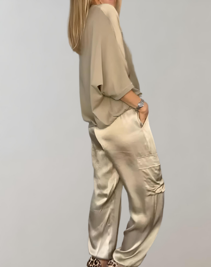 Amanda™| Silky Cargo Lounge Set