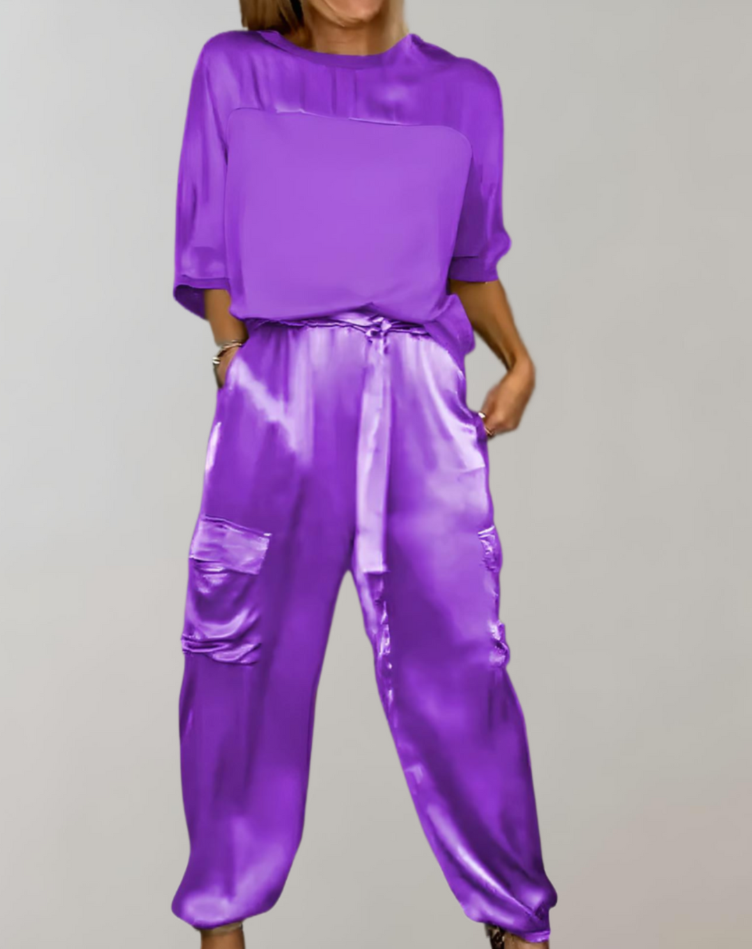 Amanda™| Silky Cargo Lounge Set