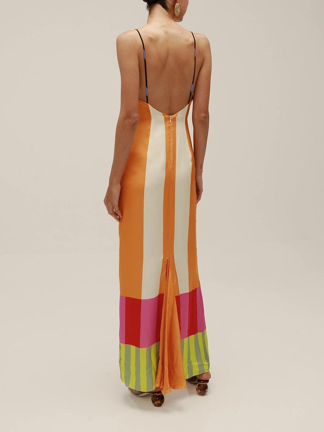 Paloma™ | Elegant Multicolor Maxi Dress