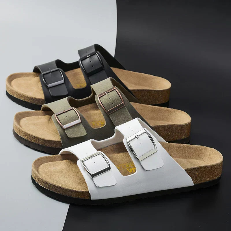 CALVERIS™ | Luxe Casual Leather Sandals