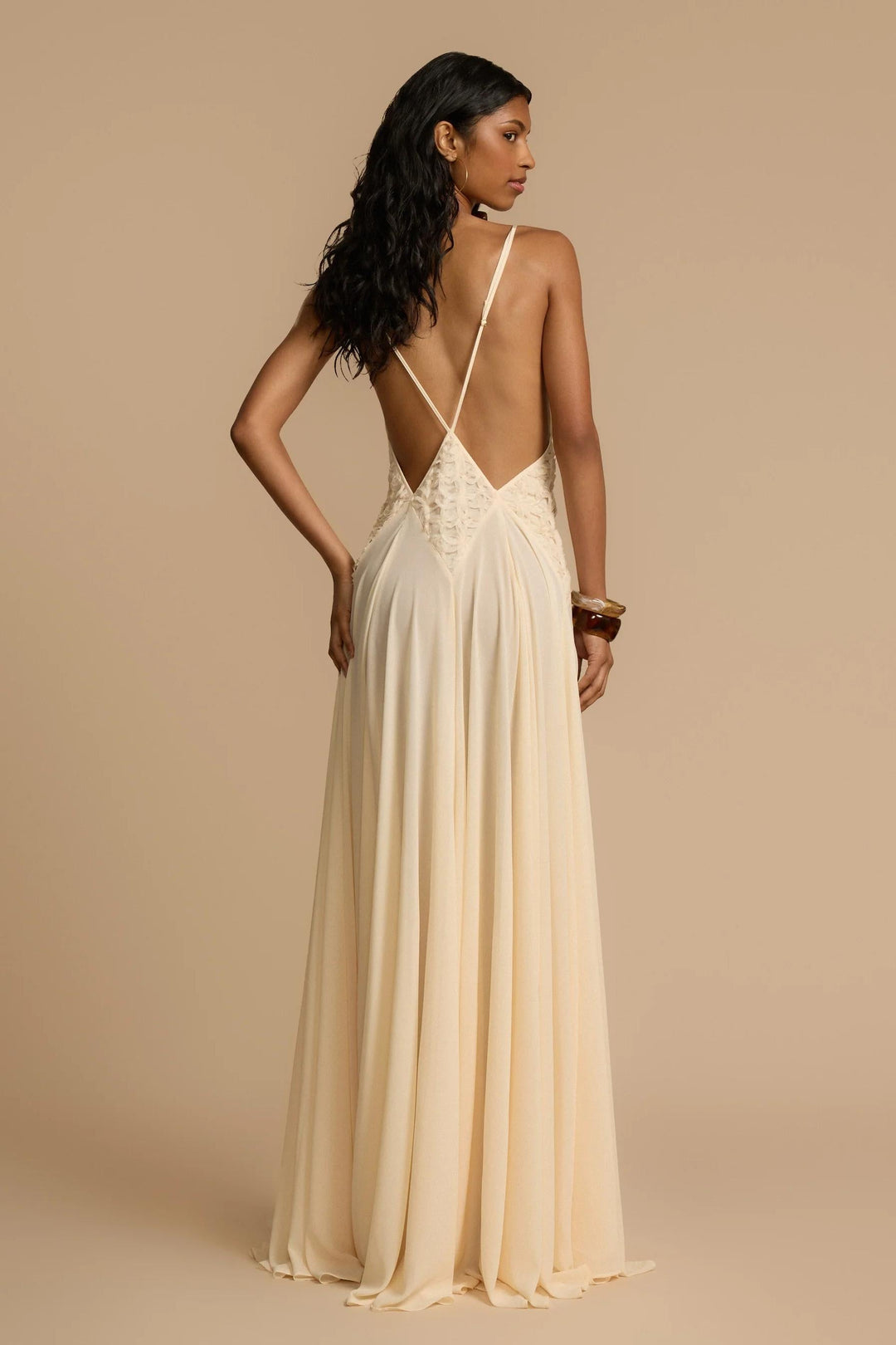 Lavinia™ | Plunging V Maxi Dress